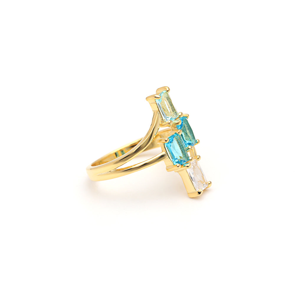 TianaStatementRingBlueCzGoldSterlingSilverWomensGingerLyneCollection_Blue-3