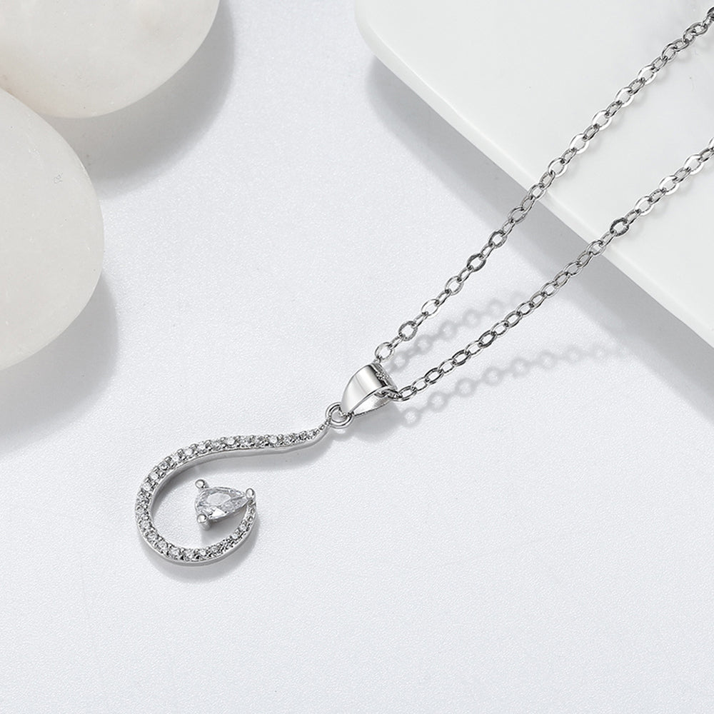 AngelTearPendantNecklaceforWomenHeartCutCZSterlingSilverGingerLyneCollection_Silver-2