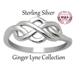 Load image into Gallery viewer, Continuum Infinity Ring 925 Sterling Silver Girls Womens Ginger Lyne Collection - 5
