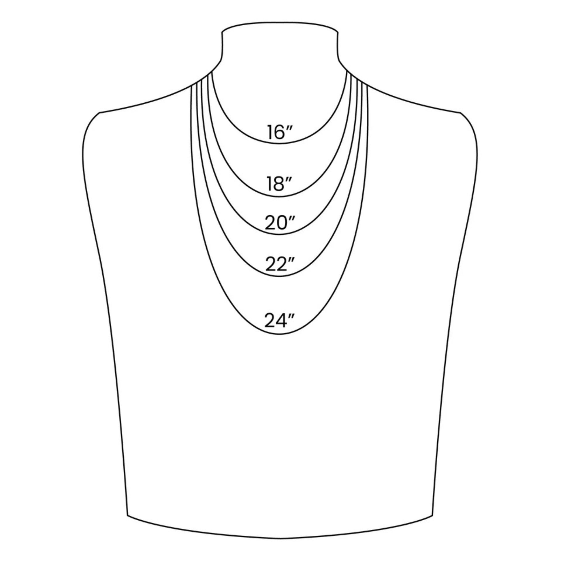 Oval Link Circle Chain Necklace for Women 18KT Gold Plated Stainless Steel 16"-18" Ginger Lyne Collection - Silver-Tone