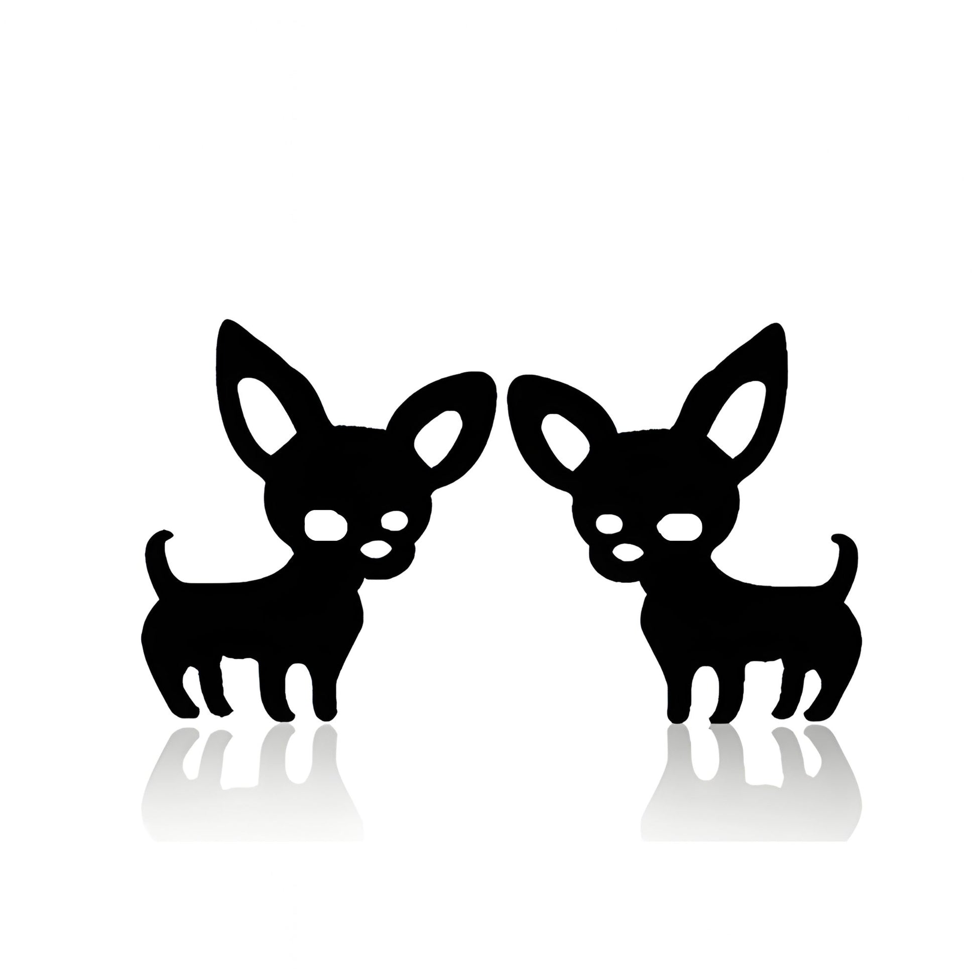 GingerLyneChihuahuaDogStudEarringsforWomenStainlessSteelPuppyPetJewelryGifts_Black-1