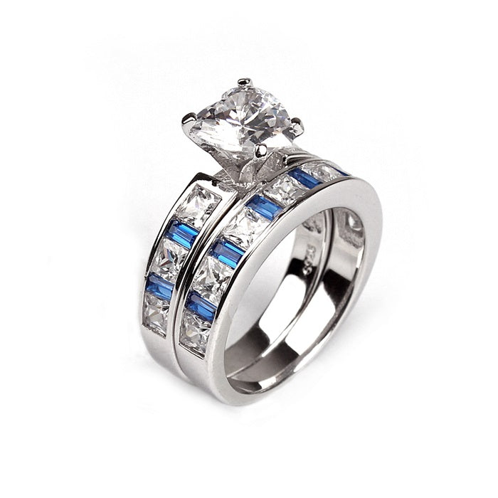 KaeliWeddingRingSetforWomenEngagementMatchingBandCZBlueGingerLyneCollection_Silver-2