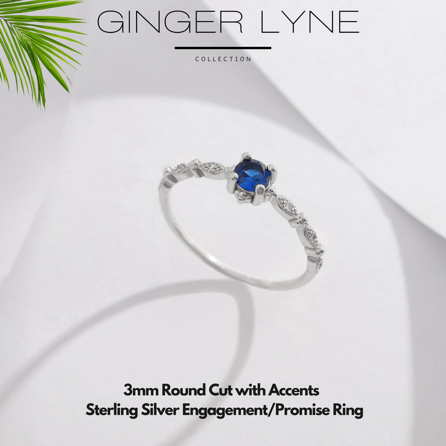 ThaliaBirthstoneEngagementRingSterlingSilverCzWomenGingerLyneCollection_Blue-Silver-4