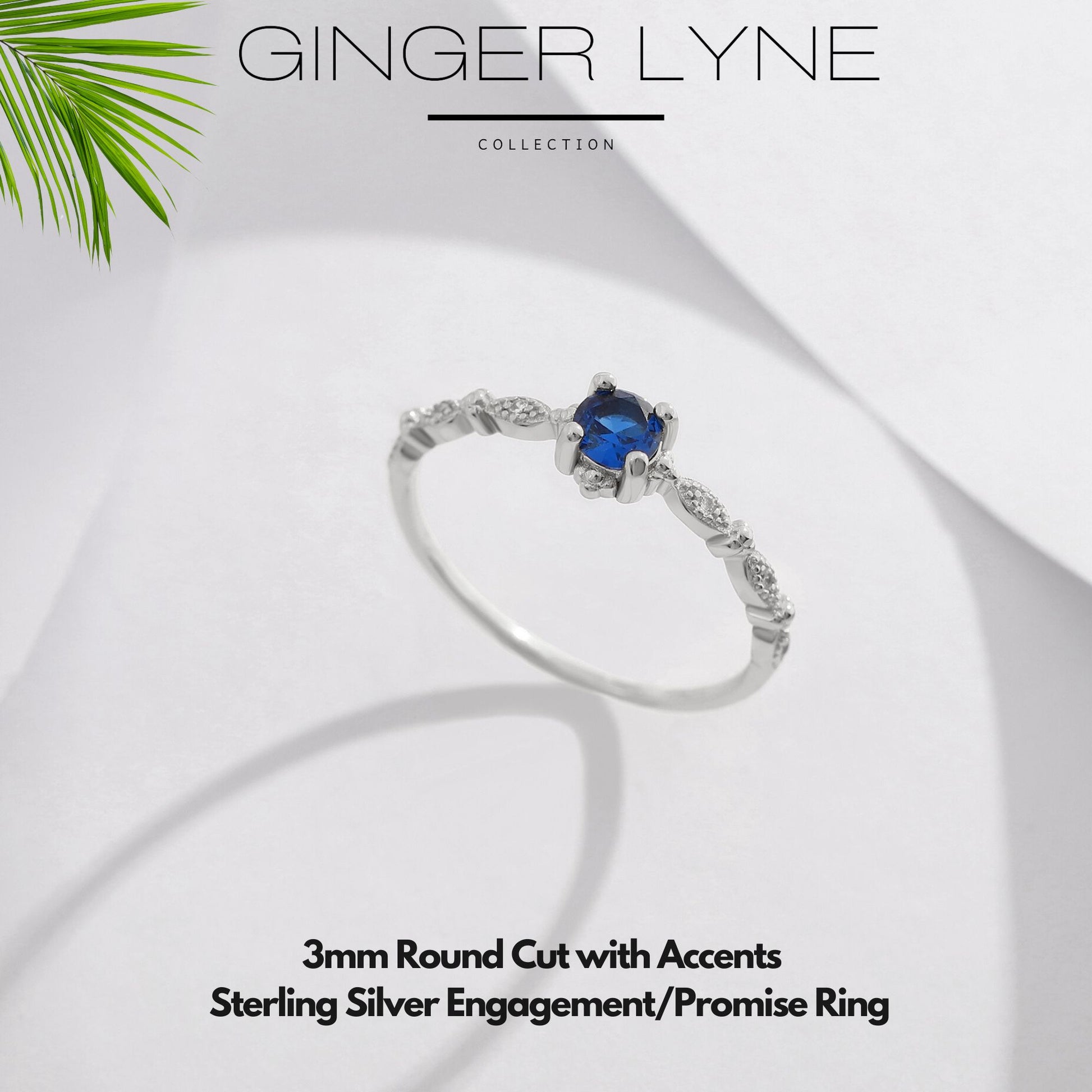 ThaliaBirthstoneEngagementRingSterlingSilverCzWomenGingerLyneCollection_Blue-Silver-4