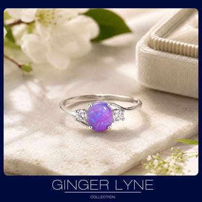 AddyPurpleOpalRingSterlingSilverWomenEngagementGingerLyneCollection_Purple-2