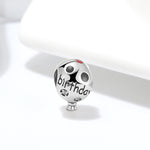 Load image into Gallery viewer, Birthday Balloon Charm European Bead Sterling Silver Ginger Lyne Collection
