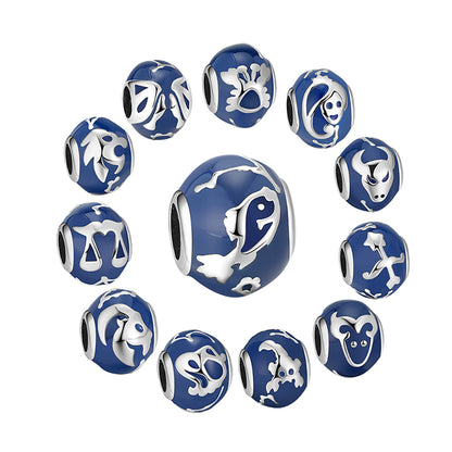 Birth Month Zodiac Charms for Bracelet Sterling Silver Womens Ginger Lyne Collection - Gemini