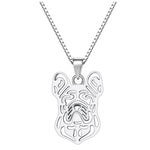 Load image into Gallery viewer, French Bulldog Frenchie Necklace for Women Sterling Silver Ginger Lyne Collection - Necklace
