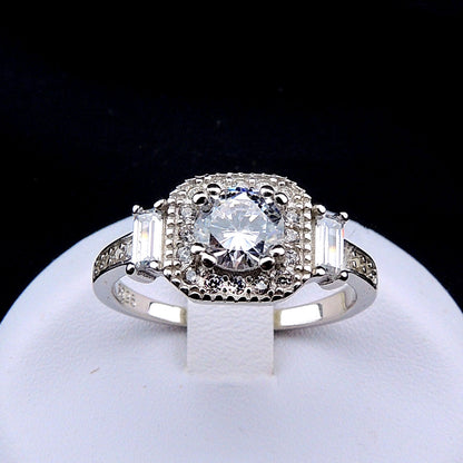 JulieannaWeddingRingSetforWomenHaloEngagementCzBandGingerLyneCollection_Silver-6