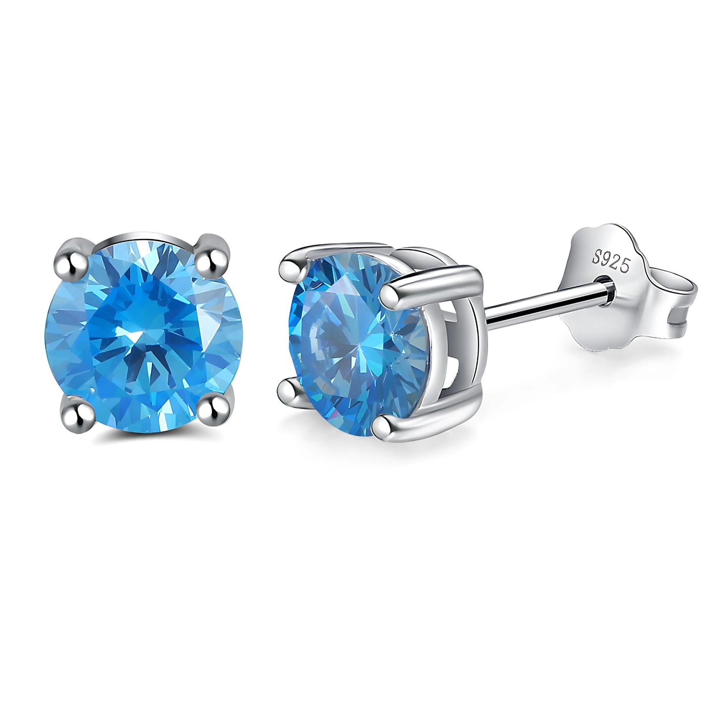 BirthstoneEarringsforWomenSolitaireRoundCubicZirconiaSterlingSilverGingerLyneCollection_March-1
