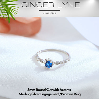 ThaliaBirthstoneEngagementRingSterlingSilverCzWomenGingerLyneCollection_Blue-7