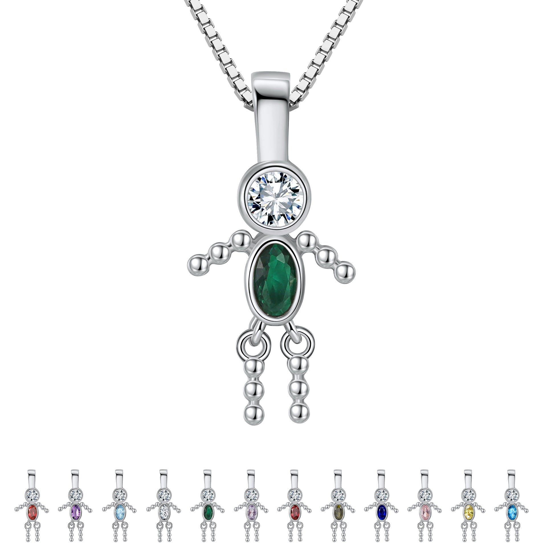 BirthstonePendantNecklaceforBoyMomorGrandmabyGingerLyneSterlingSilverCZFamilyBirthdayCharm_BoyMay-1