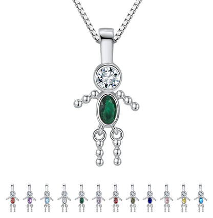 BirthstonePendantNecklaceforBoyMomorGrandmabyGingerLyneSterlingSilverCZFamilyBirthdayCharm_BoyMay-1