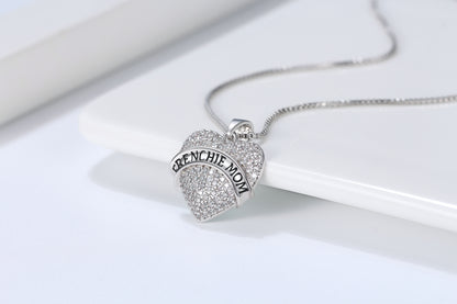 FrenchieMomFrenchBulldogHeartNecklaceCubicZirconiaWomenGingerLyneCollection_Silver-4