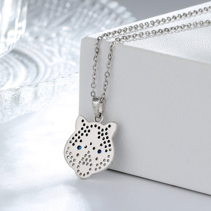 Koko Husky Dog Sterling Silver Necklace for Women Cz Ginger Lyne Collection - Necklace