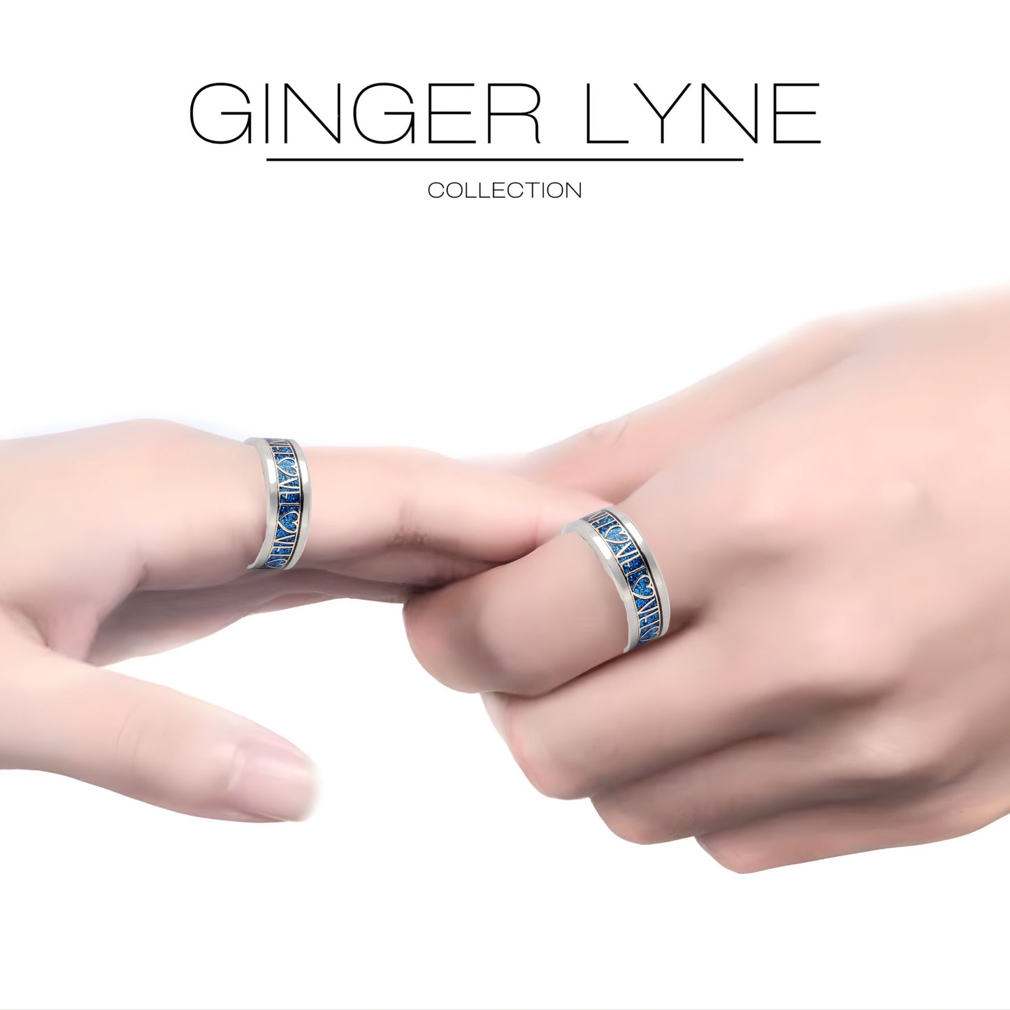 GingerLyneLoveBlueStainlessSteelWeddingBand8mmRingforMenorWomen_Blue-4