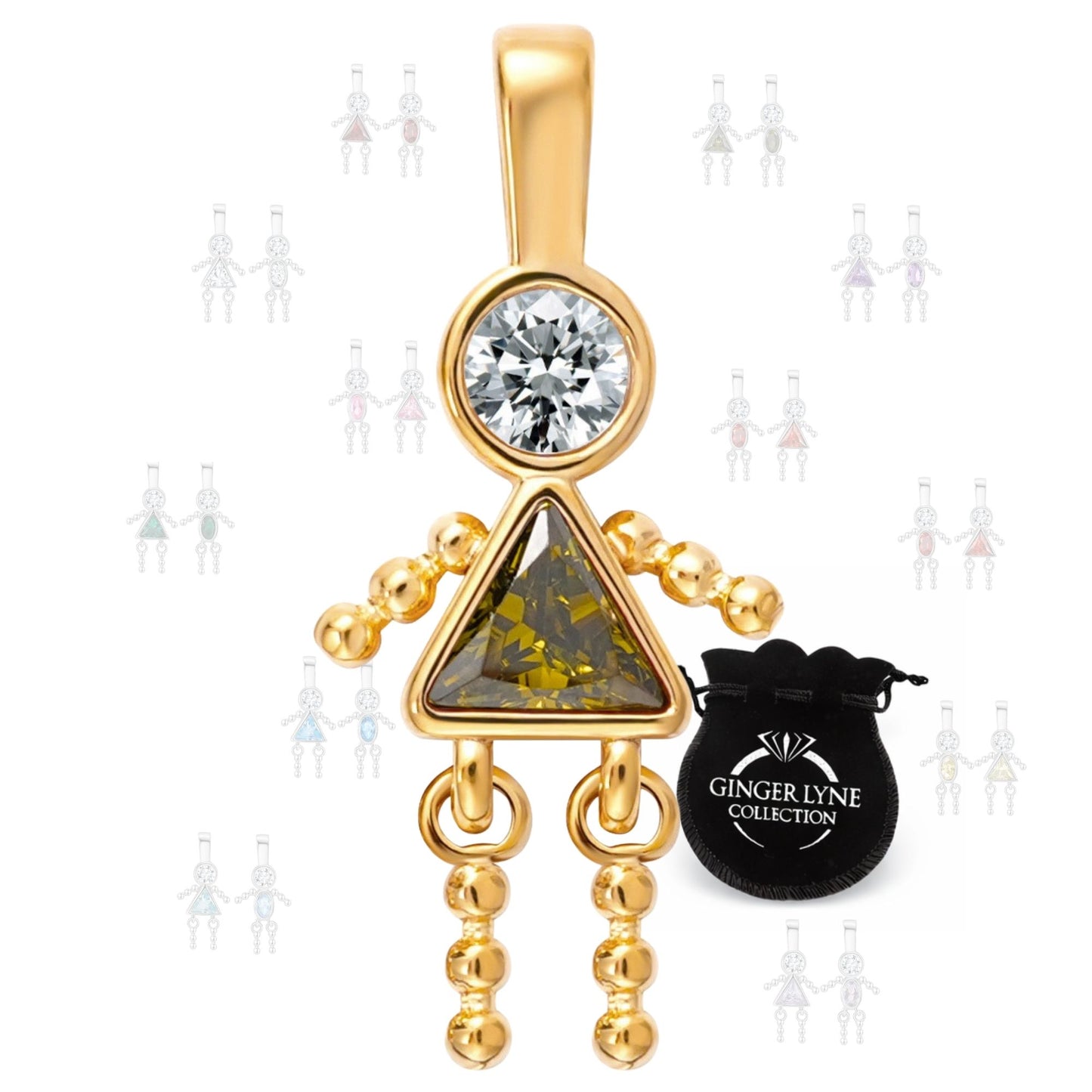 BirthstoneFamilyPendantforMombyGingerLyneStainlessSteelCubicZirconiaCharmsForGrandmaNecklace_Female-August-Gold-1