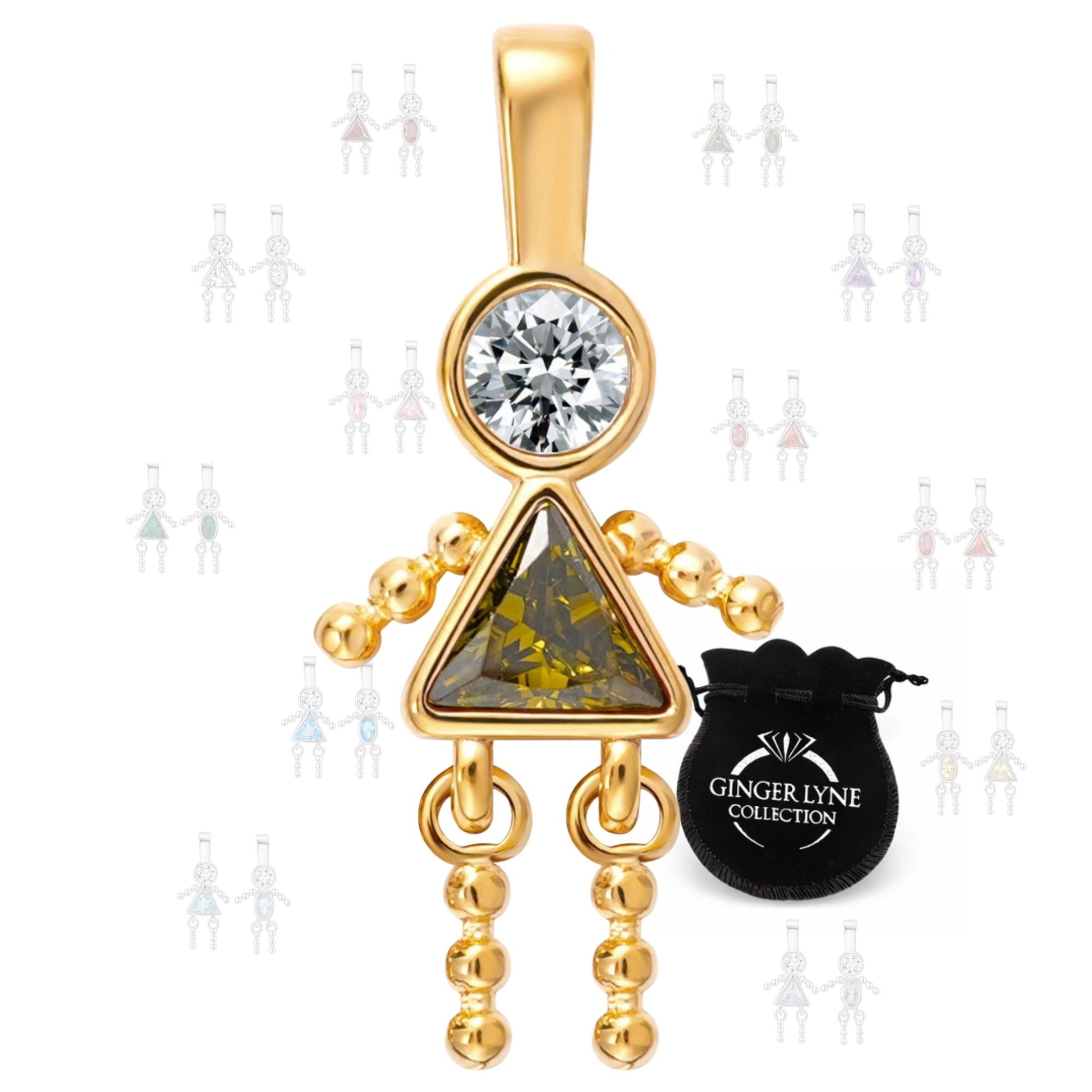 BirthstoneFamilyPendantforMombyGingerLyneStainlessSteelCubicZirconiaCharmsForGrandmaNecklace_Female-August-Gold-1