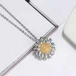 Load image into Gallery viewer, Daisy Pendant Necklace for Women Gold Sterling SilverClear Cz Ginger Lyne Collection
