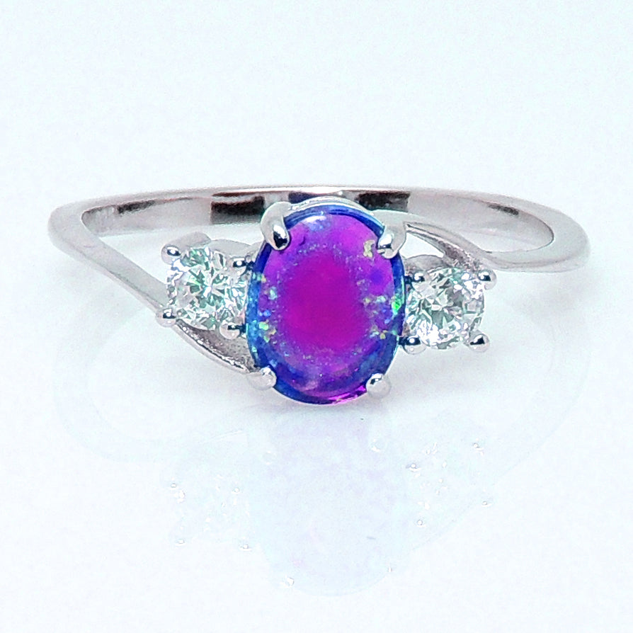 AddyPurpleOpalRingSterlingSilverWomenEngagementGingerLyneCollection_Purple-3