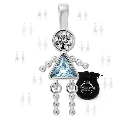 BirthstoneFamilyPendantforMombyGingerLyneStainlessSteelCubicZirconiaCharmsForGrandmaNecklace_Female-March-Silver-1