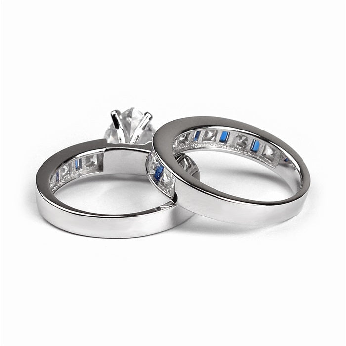 KaeliWeddingRingSetforWomenEngagementMatchingBandCZBlueGingerLyneCollection_Silver-5