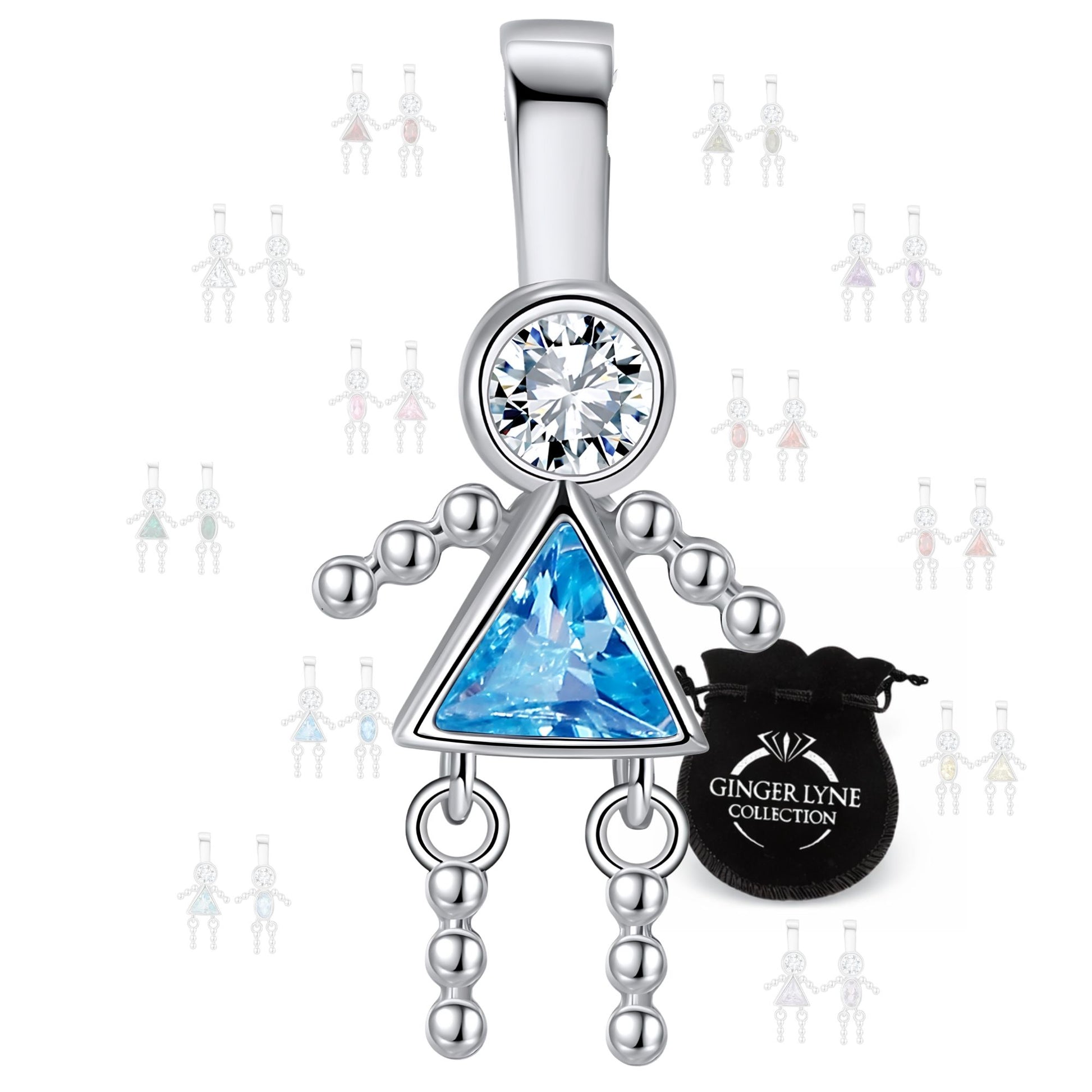 BirthstoneFamilyPendantforMombyGingerLyneStainlessSteelCubicZirconiaCharmsForGrandmaNecklace_Female-December-Silver-1