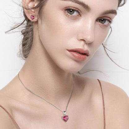 BirthstoneHeartEarringsforWomenbyGingerLyne6mmCZSolitaireStudEarringsSterlingSilver_July-5