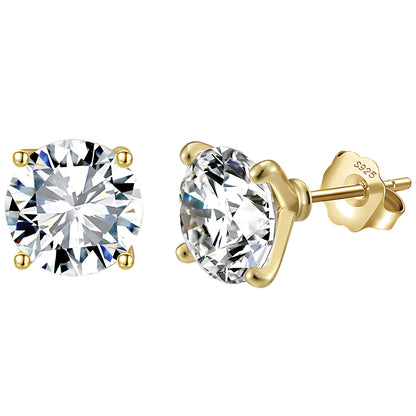 SolitaireStudEarringsforWomen8CtwSterlingSilverStudsforherGingerLyneCollection_Gold-1