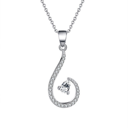 AngelTearPendantNecklaceforWomenHeartCutCZSterlingSilverGingerLyneCollection_Silver-1
