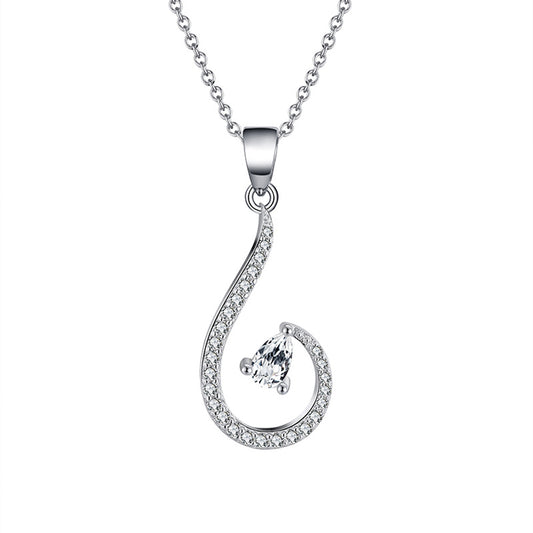 AngelTearPendantNecklaceforWomenHeartCutCZSterlingSilverGingerLyneCollection_Silver-1