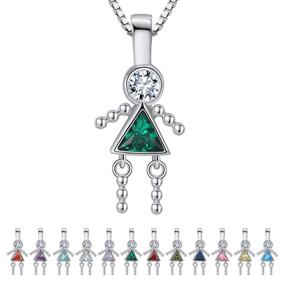 BirthstonePendantNecklaceforGirlMomorGrandmabyGingerLyneSterlingSilverCZFamilyBirthdayCharm_GirlMay-1