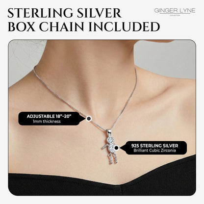 BirthstonePendantNecklaceforBoyMomorGrandmabyGingerLyneSterlingSilverCZFamilyBirthdayCharm_BoyApril-6