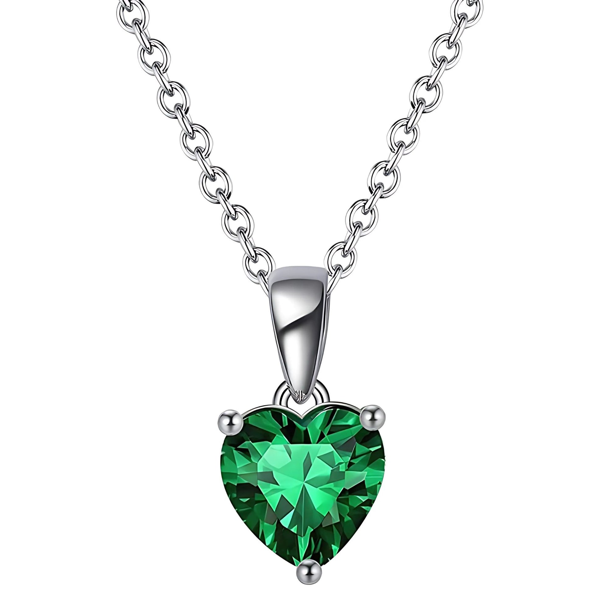 BirthstoneHeartNecklaceforWomenSolitaireCzSterlingSilverGingerLyneCollection_Green-May-1