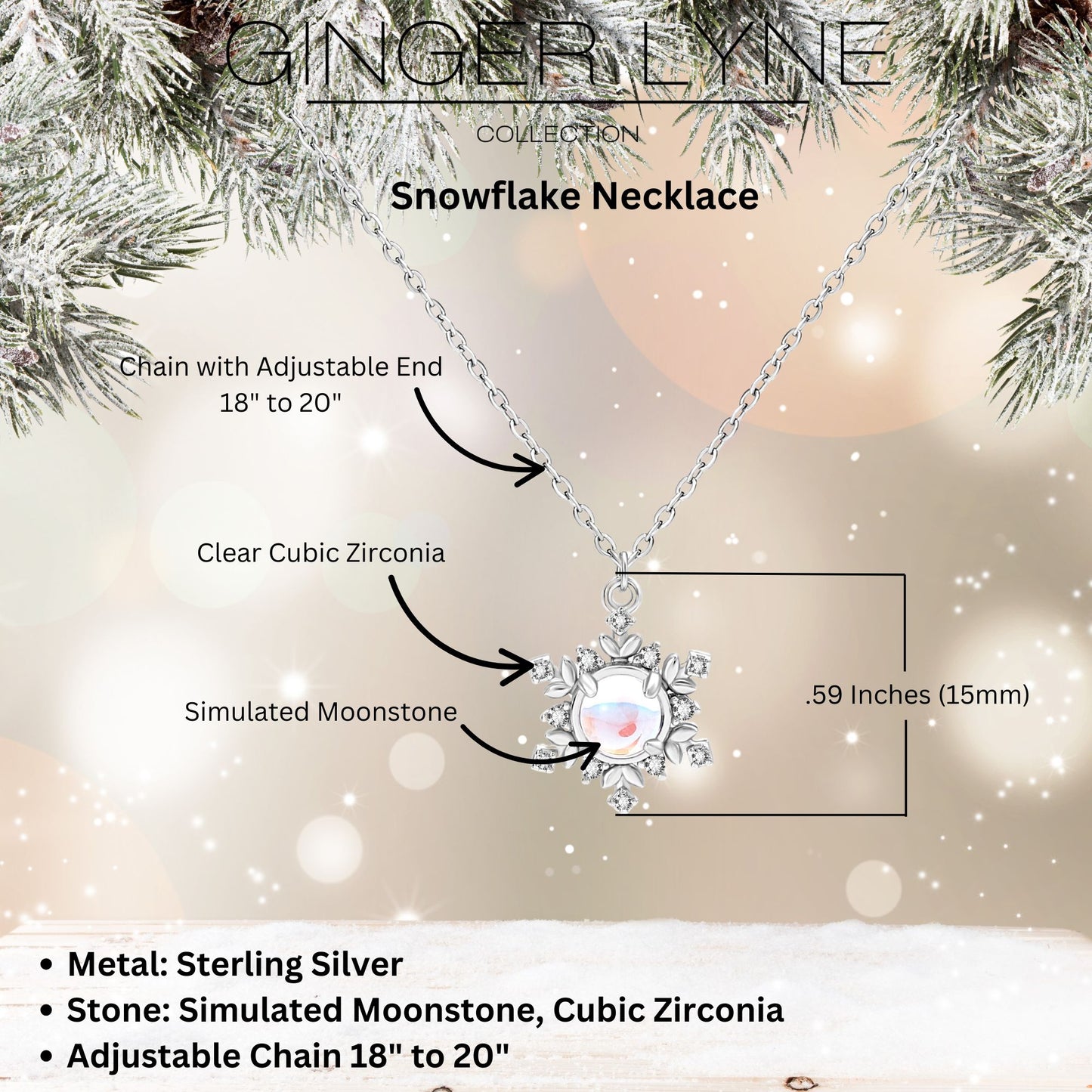 SnowflakeNecklaceforWomenbyGingerLyneSimulatedMoonstoneCZSterlingSilverChristmasJewelryGift_Silver-7