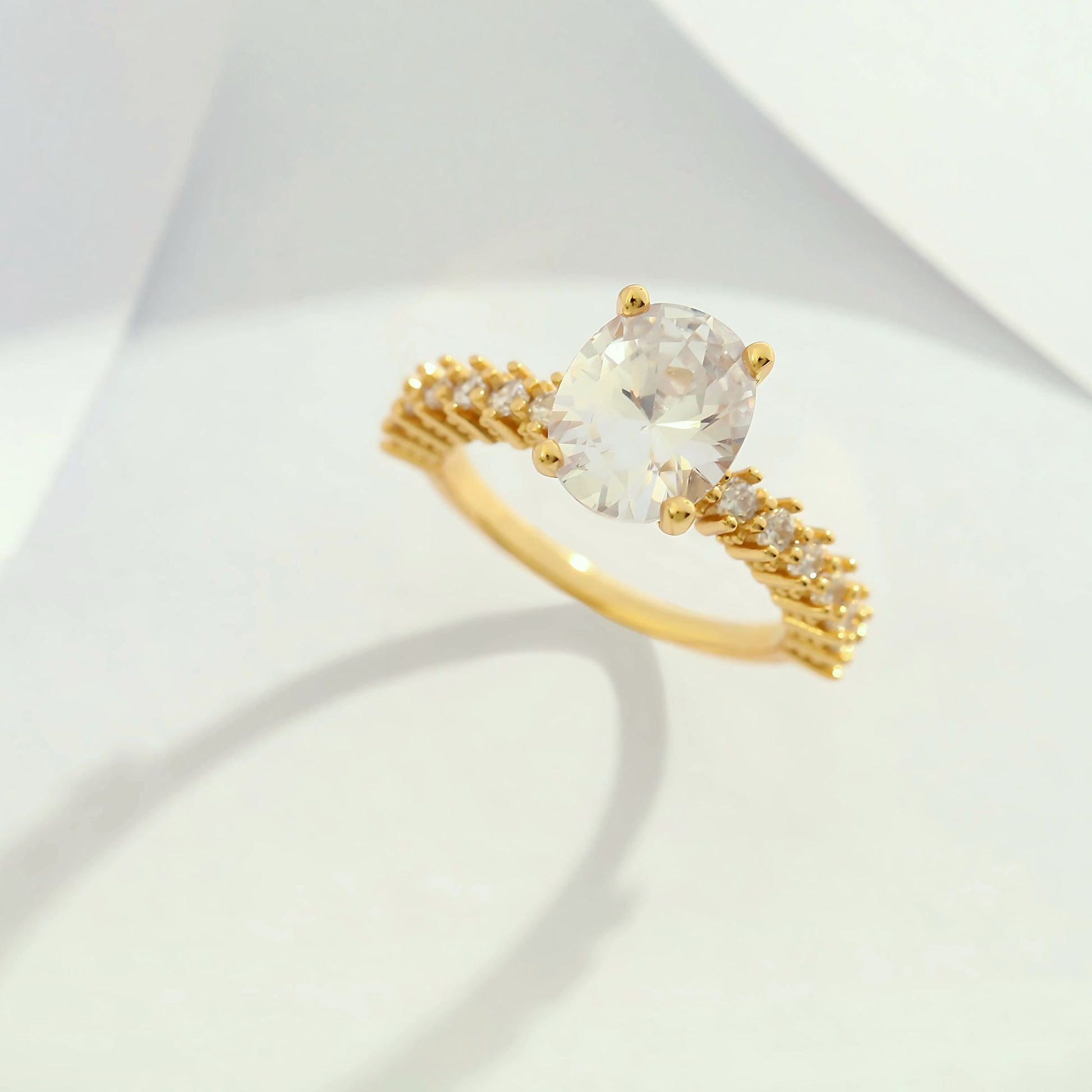 OvalEngagementRingforWomen2.54CtCubicZirconiaSterlingSilverBellariabyGingerLyne_Gold-3