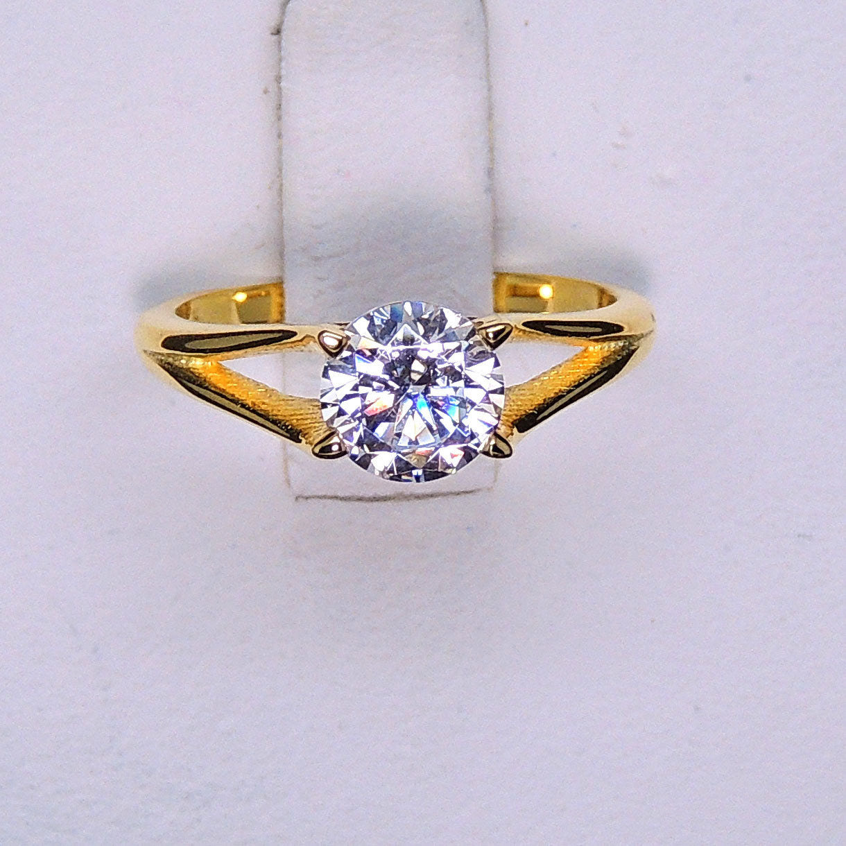 ArielEngagementRingCubicZirconiaWomenSterlingSilverGingerLyneCollection_Gold-5