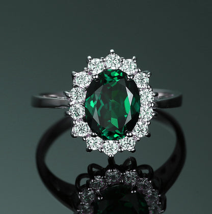 KateSterlingSilverCzBirthstoneEngagementRingWomenGingerLyneCollection_Green-2
