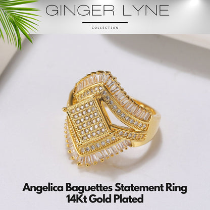 AngelicaBaguetteStatementRingforWomenGoldPlatedBaguetteCzGingerLyneCollection_Gold-3