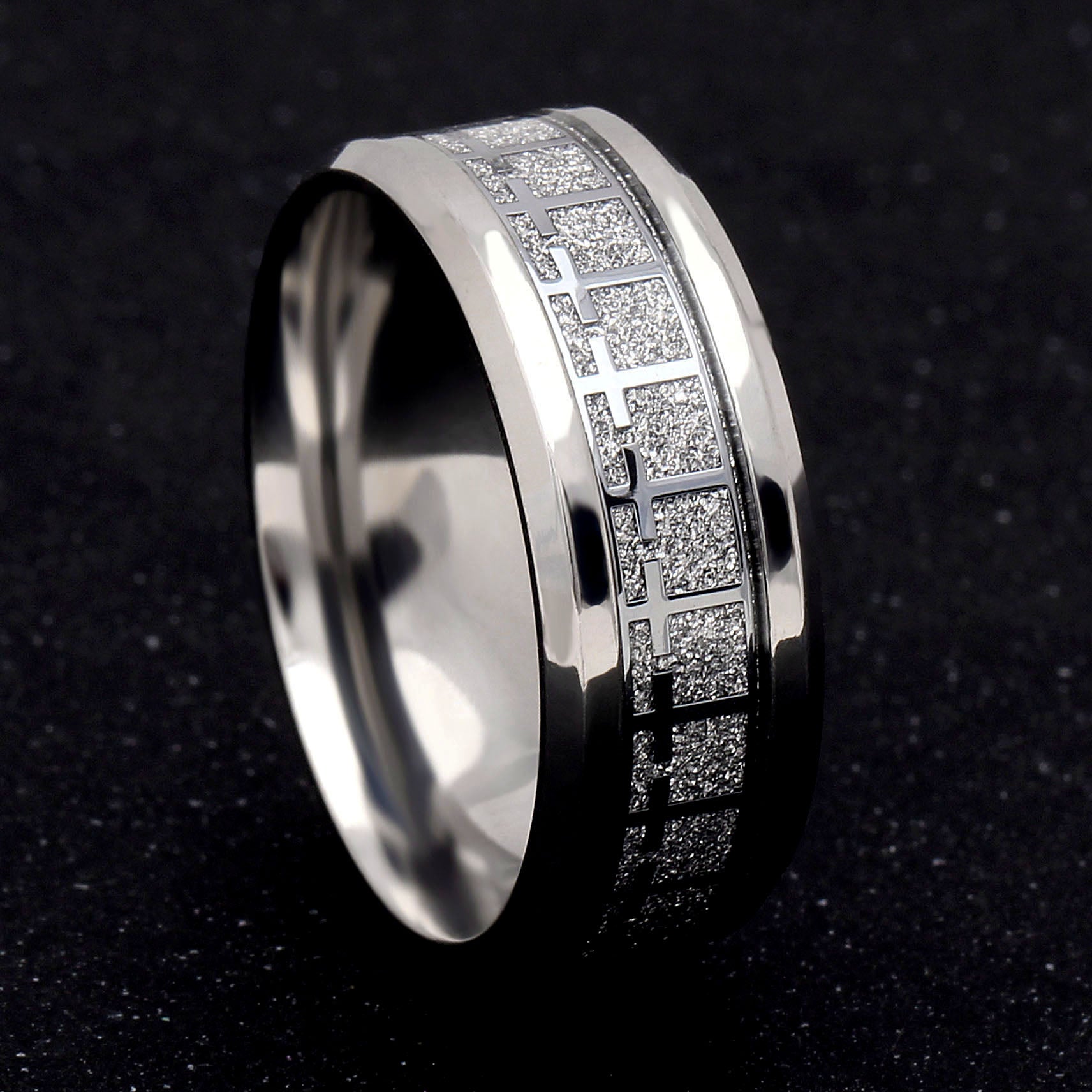 CrossRingReligionWomenSterlingSilverCubicZirconiaGingerLyneCollection_Silver-2