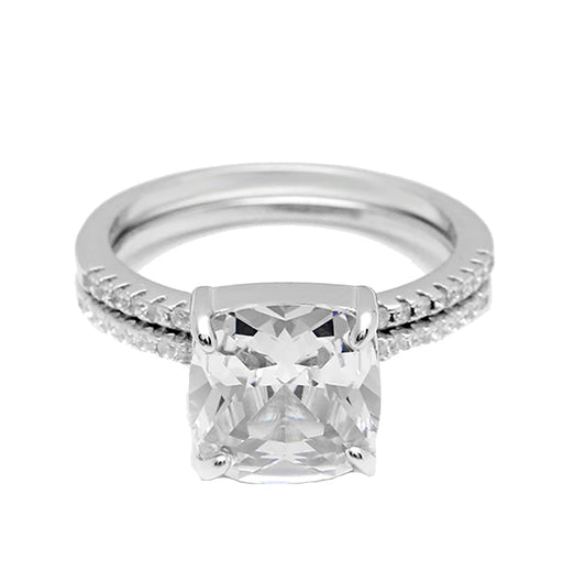 SavannahWeddingRingSetSterlingSilverEngagementWingCzBandGingerLyneCollection_Silver-1