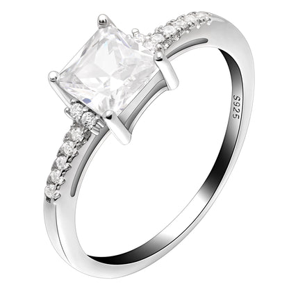 MorganEngagementRingPrincessCzSterlingSilverWomenGingerLyneCollection_Silver-1