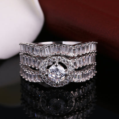 AngelinaWeddingRingSetforWomenCubicZirconiaEngagementRingMatchingBandGingerLyneCollection_Silver-4