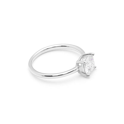 Eternal Love Solitaire Moissanite Engagement Ring Womens Ginger Lyne Collection