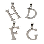 Load image into Gallery viewer, Initial Letter Necklace PU Leather Stainless Steel Men Women Ginger Lyne Collection - A

