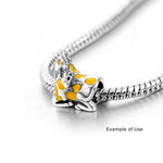 Load image into Gallery viewer, Giraffe Charm European Bead Sterling Silver Ginger Lyne Collection
