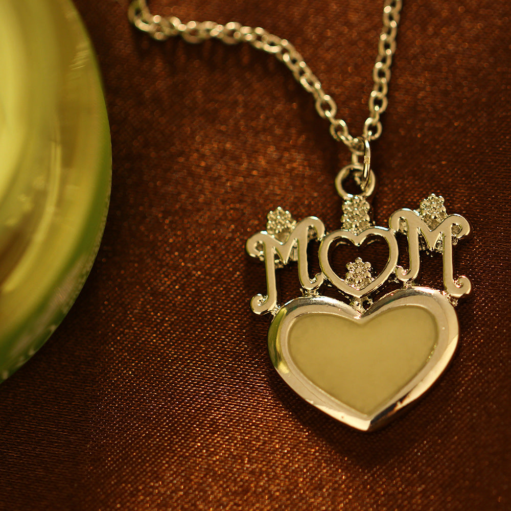 MomGlowinDarkMomPendantNecklaceWomensGingerLyneCollection_Green-4