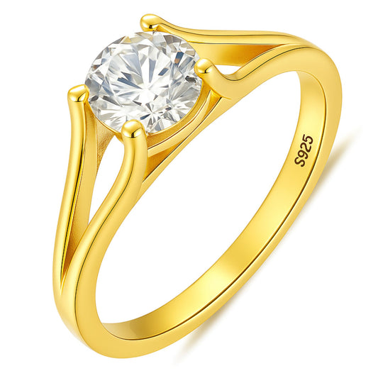 ArielEngagementRingCubicZirconiaWomenSterlingSilverGingerLyneCollection_Gold-1