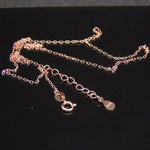 Load image into Gallery viewer, Rolo Chain Rose Gold Sterling Silver 1mm 20 Inch Womens Ginger Lyne Collection
