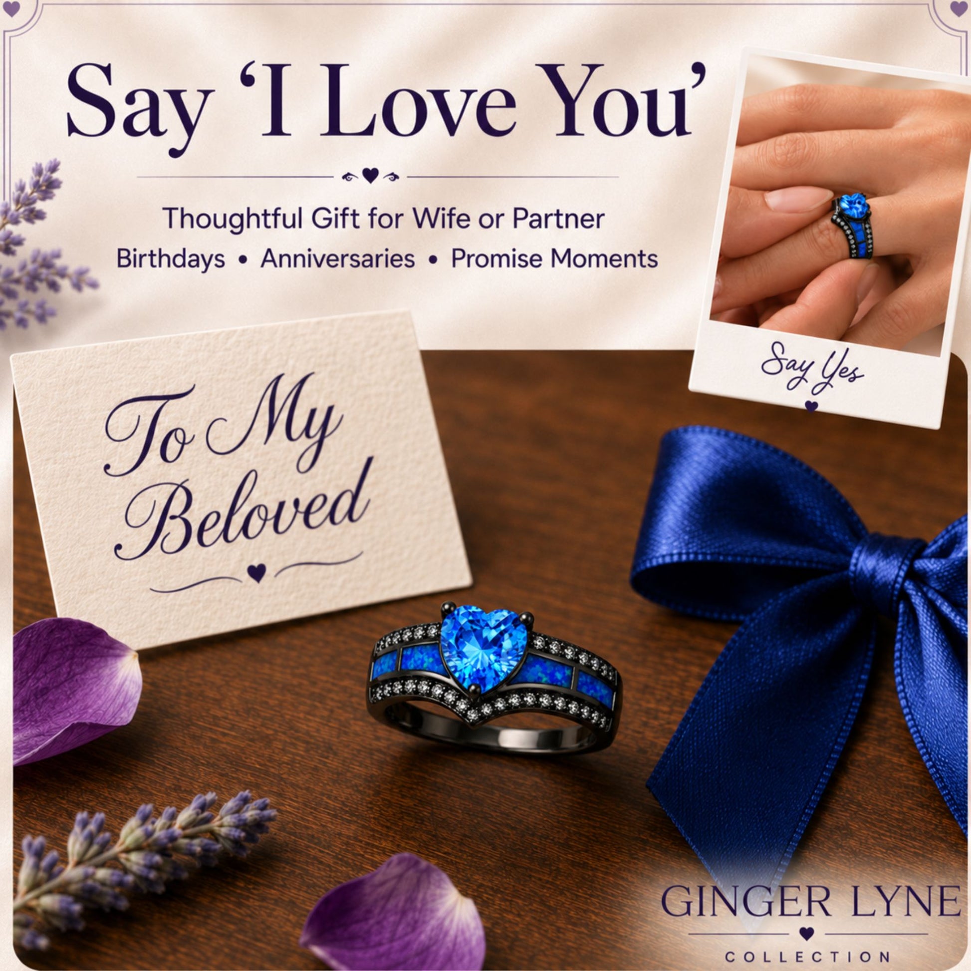 BlackEngagementRingforWomenMysticTopazCZHeartPromiseRingGiftforHerGingerLyne_Blue-2